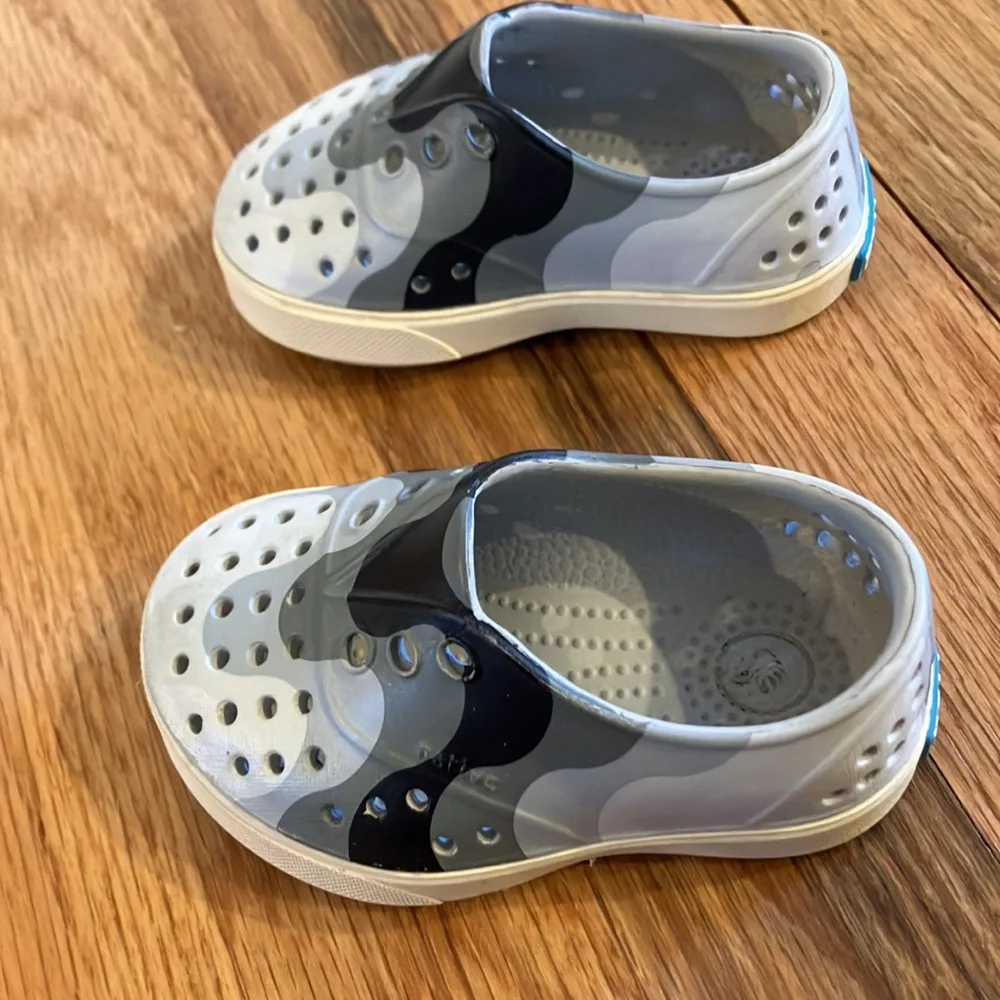 Native Jefferson Camo Toddler Shoes Size C4
